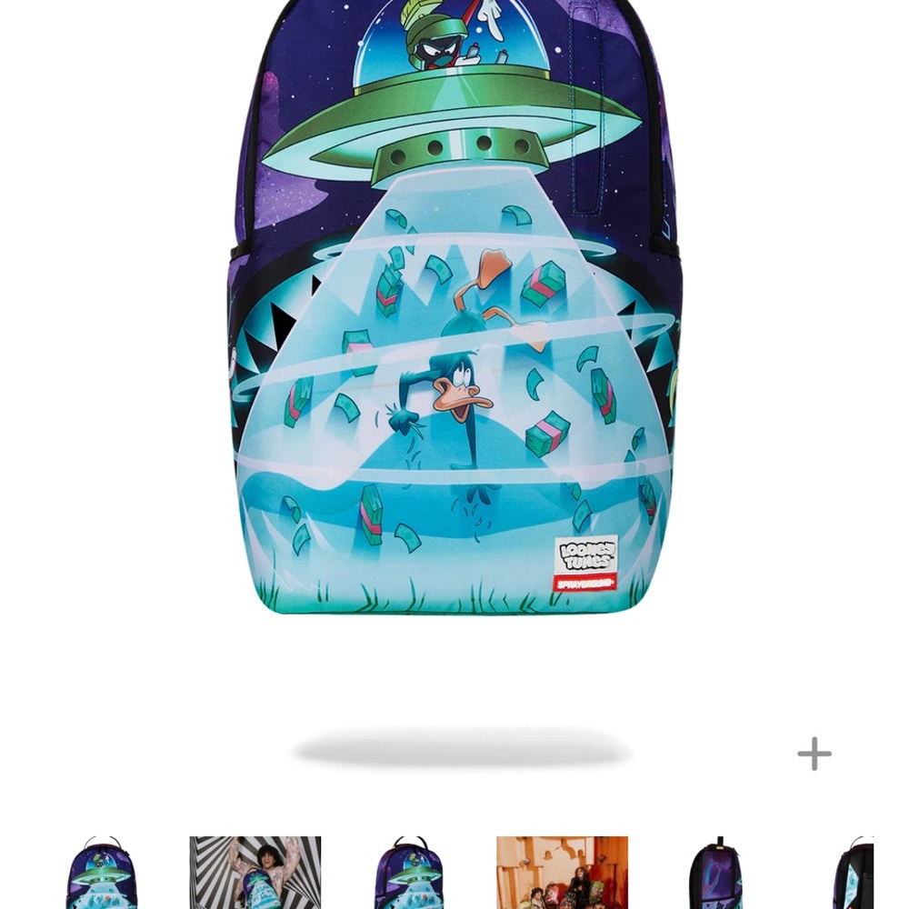 Warner Bros. Space Adventure Backpack - Blue and Purple